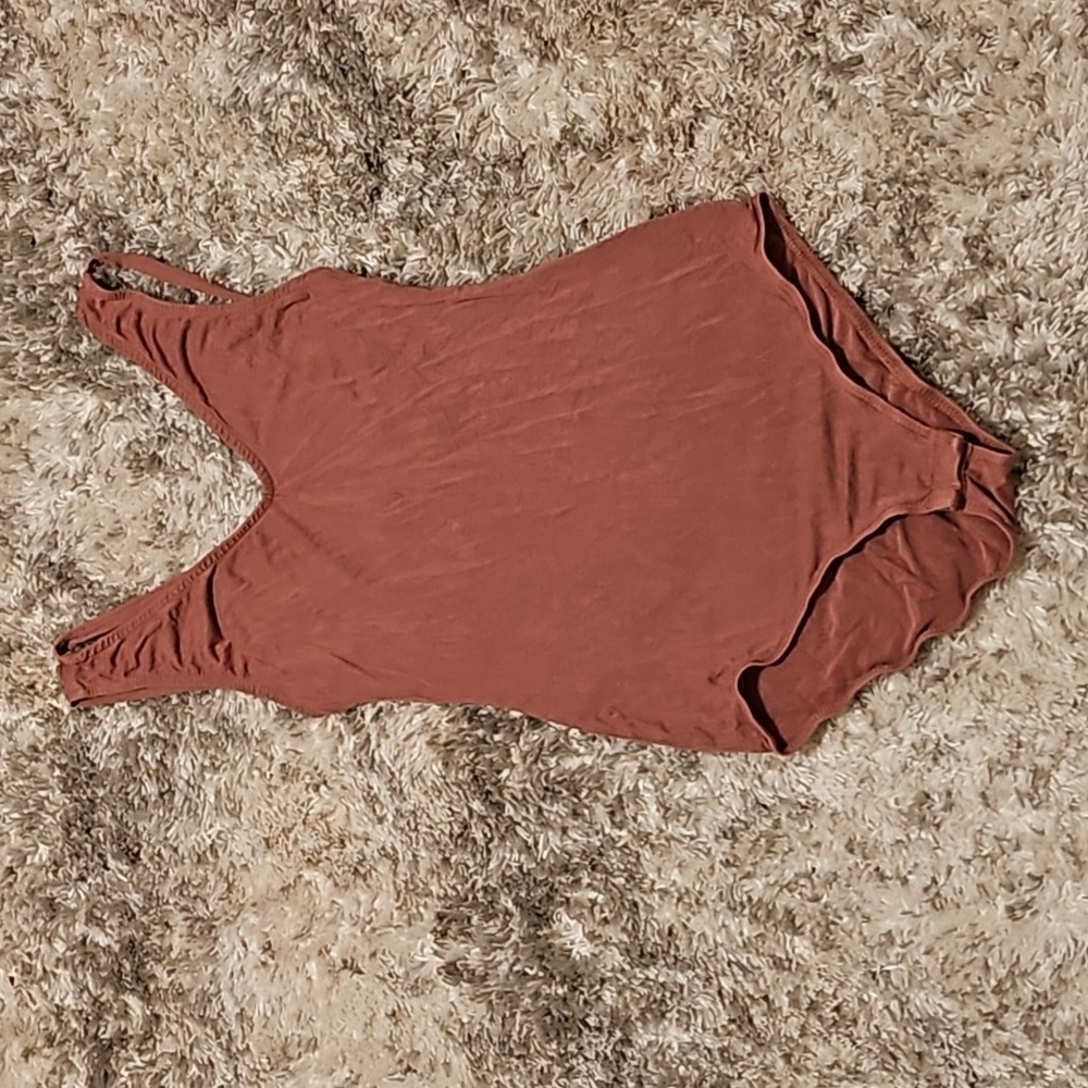 Buckle strappy bodysuit